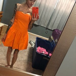 Pretty orange Hollister dress